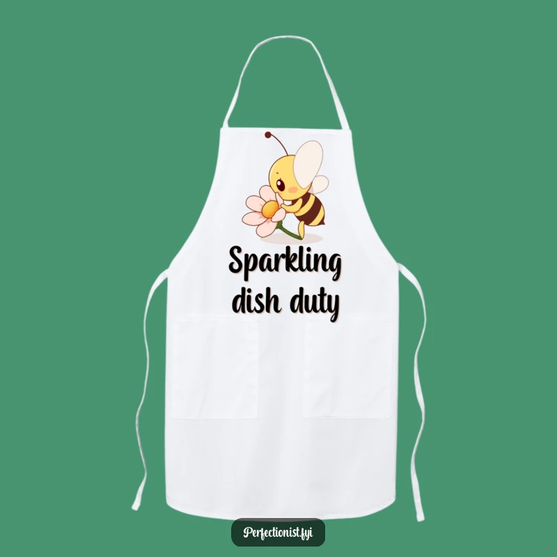 Funny Bee Baker's Apron: The Perfect Gift for Diligent Chefs