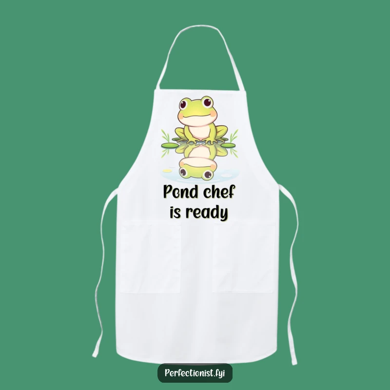 Funny Frog Chef Apron - Chef's Humorous Gift for Pristine Cooks