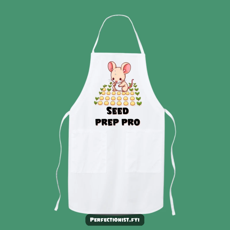 Funny Mouse Apron: Kitchen Humor for Tidy Chefs Who Arrange Perfectly