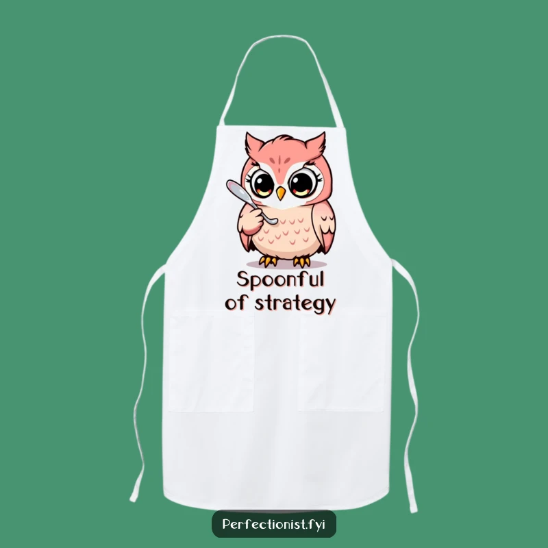 Funny Owl Chef Apron: A Humorous Kitchen Gift for Polished Cooks