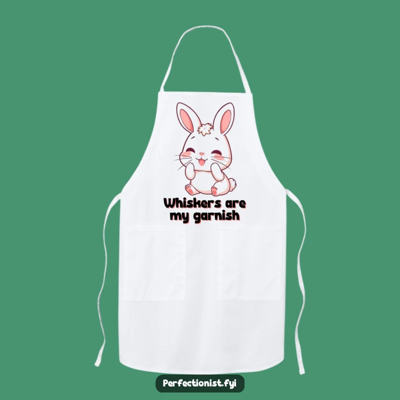 Funny Rabbit Grooming Apron - Kitchen Humor for the Dapper Chef