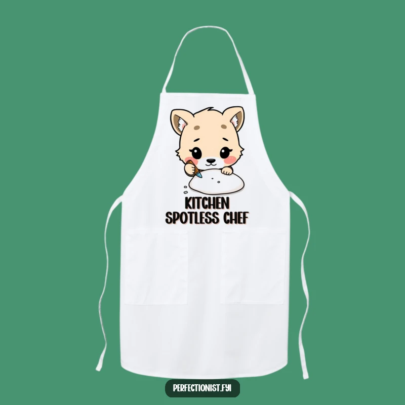 Funny Cooking Apron - Meticulous Animal Dust Detail - Humorous Cleaner Gift