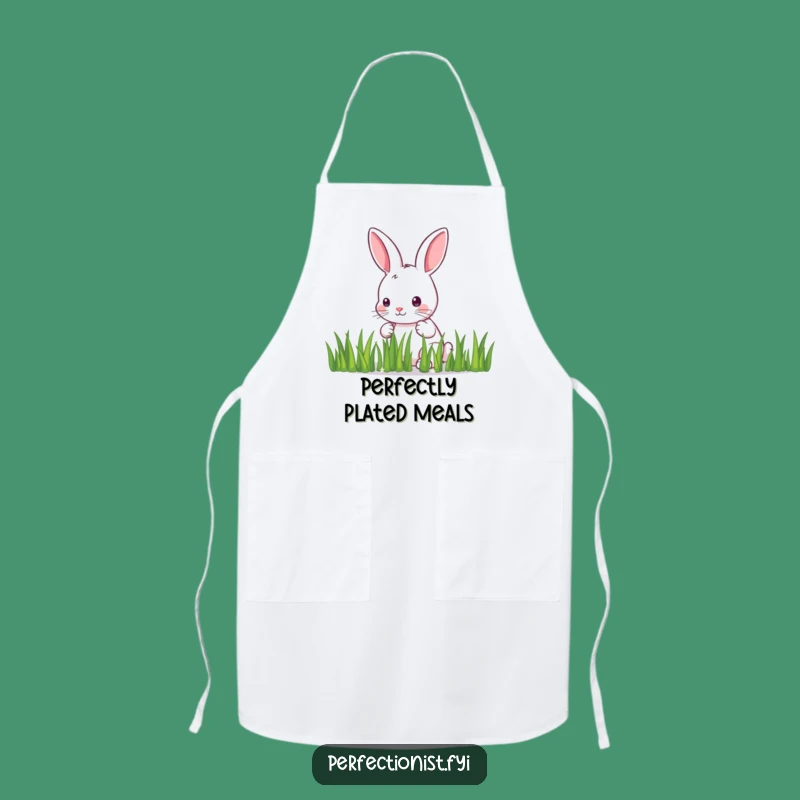 Funny Bunny Gardener Apron: Meticulous Cooks' Funny Gift