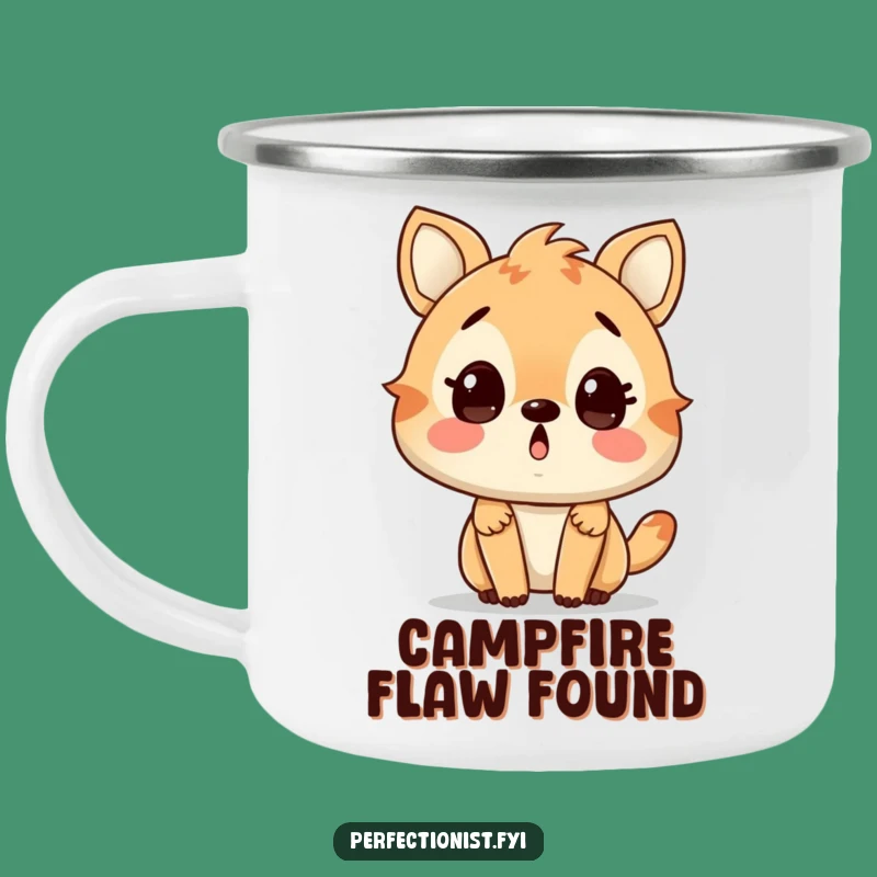 Funny Surprised Animal Camping Mug - Discover Flaws on the Go!