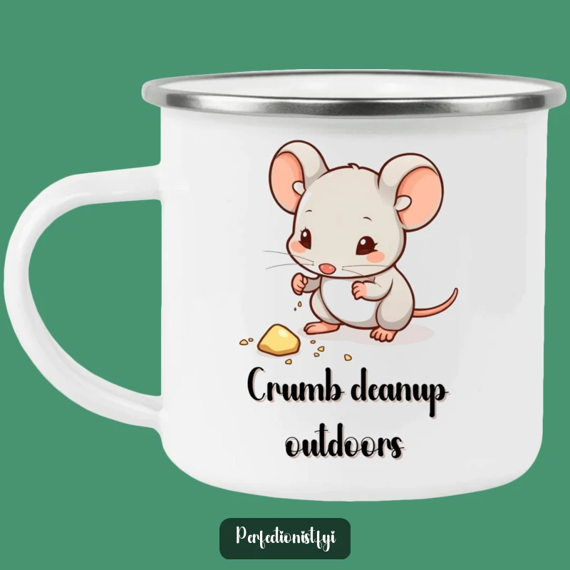 Funny Mouse Crumb Camp Mug - Adventure Ready Humorous Gift