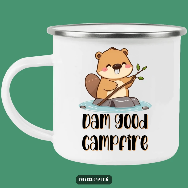Funny Beaver Dam Camping Mug: Outdoor Twig Straightener, A Rugged Funny Gift!