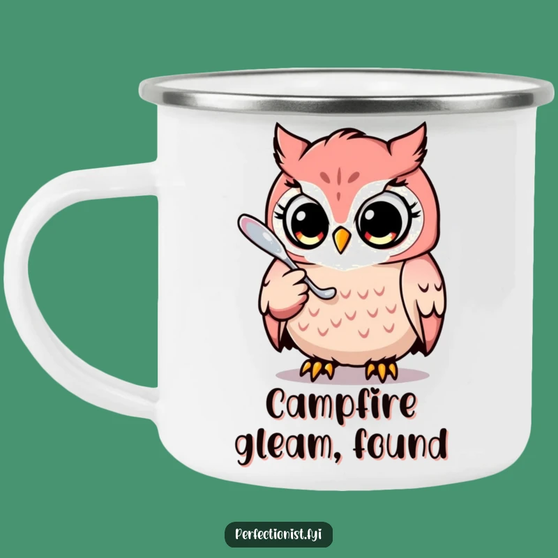 Funny Owl Camp Mug: A Gleaming Gift for Outdoor Perfectionists