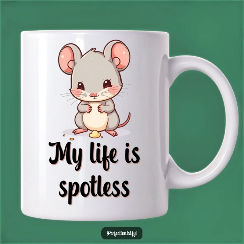Funny Kawaii Mouse Cleaning Mug: The Ultimate Funny Gift for Neat Freaks!