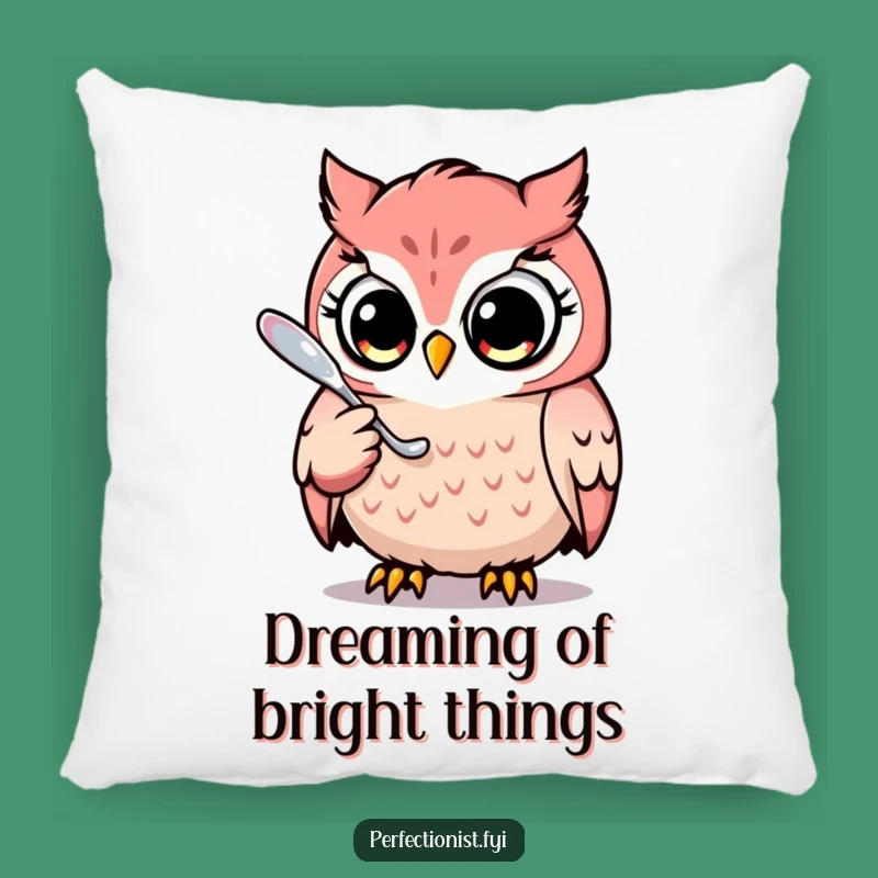 Funny Owl Polishing Pillow: A Comfy Gift for Neat Enthusiasts