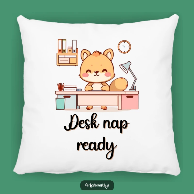 Funny Organized Desk Animal Pillow: Rest Your Head on Tidy Success, Great Funny Gift