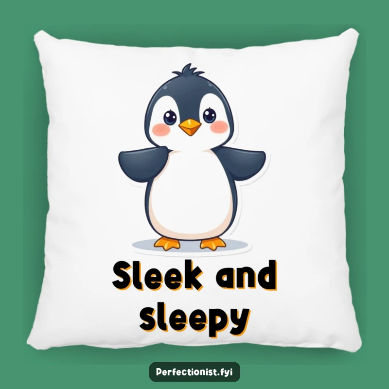 Funny Penguin Pillow: Soft Comfort with Hilarious Feather Smoothing Decor