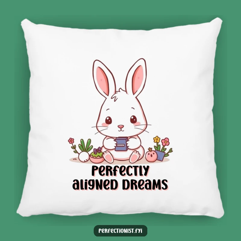 Funny Rabbit Aligning Pillow: Soft Comfort & Focused Humor, Great Funny Gift