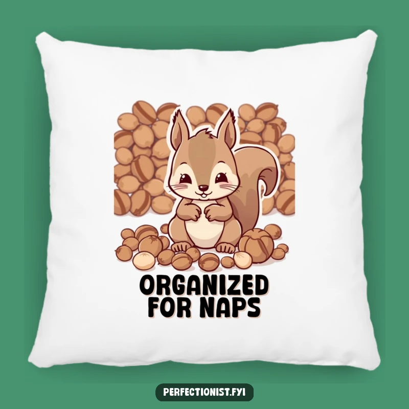 Funny Squirrel Pillow - Organizer Squirrel Comfort, The Snuggliest Funny Gift for Nut Lovers!