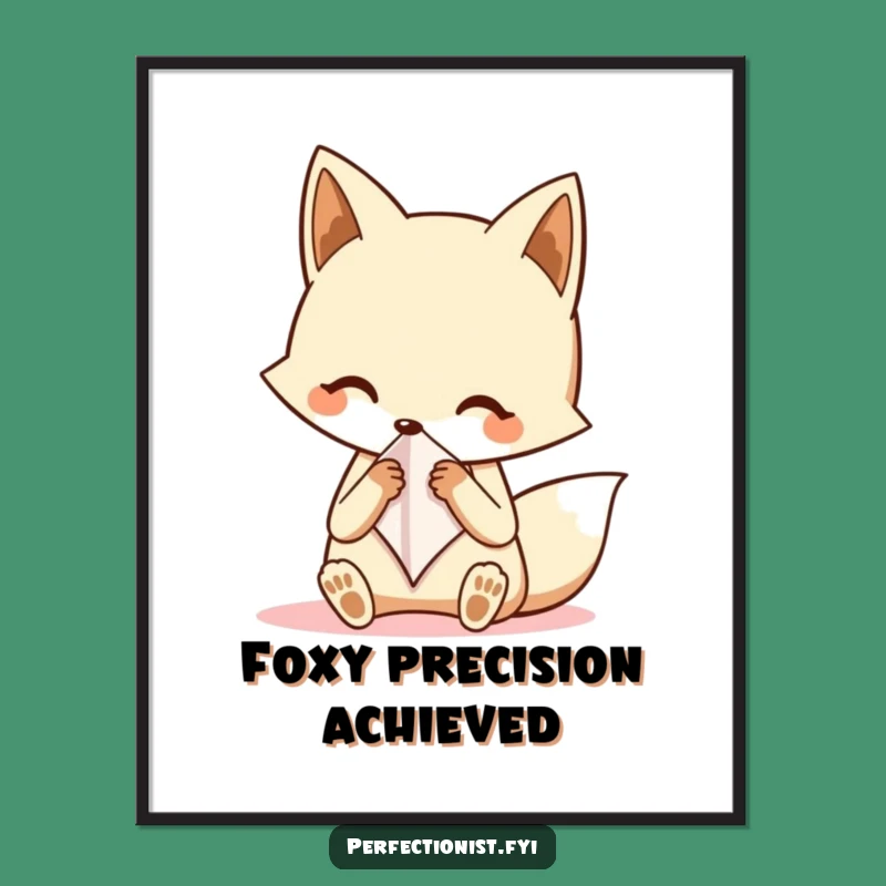 Funny Fox Digital Print - Frame Dapper Humor in Your Home!