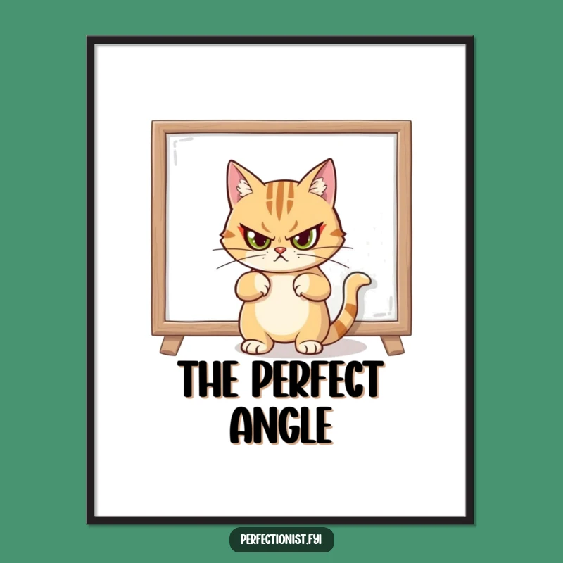 Funny Cat Decorator Digital Art, Instant Stylish Decor