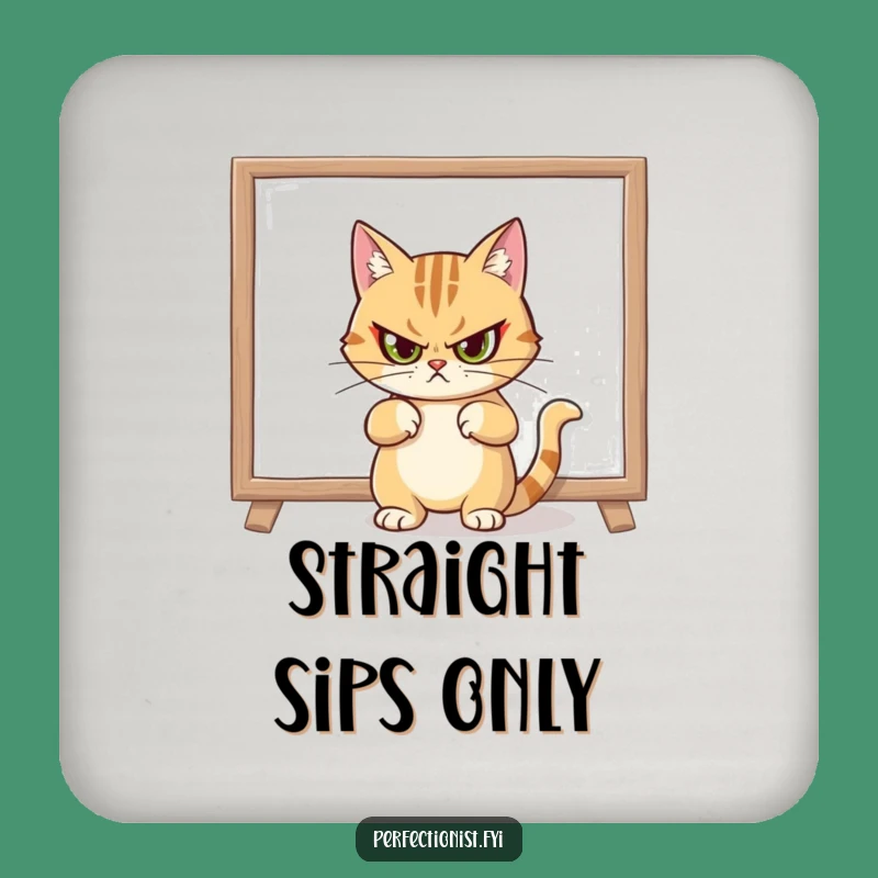 Funny Cat Decorator Coasters (Set of 4), Protect Surfaces