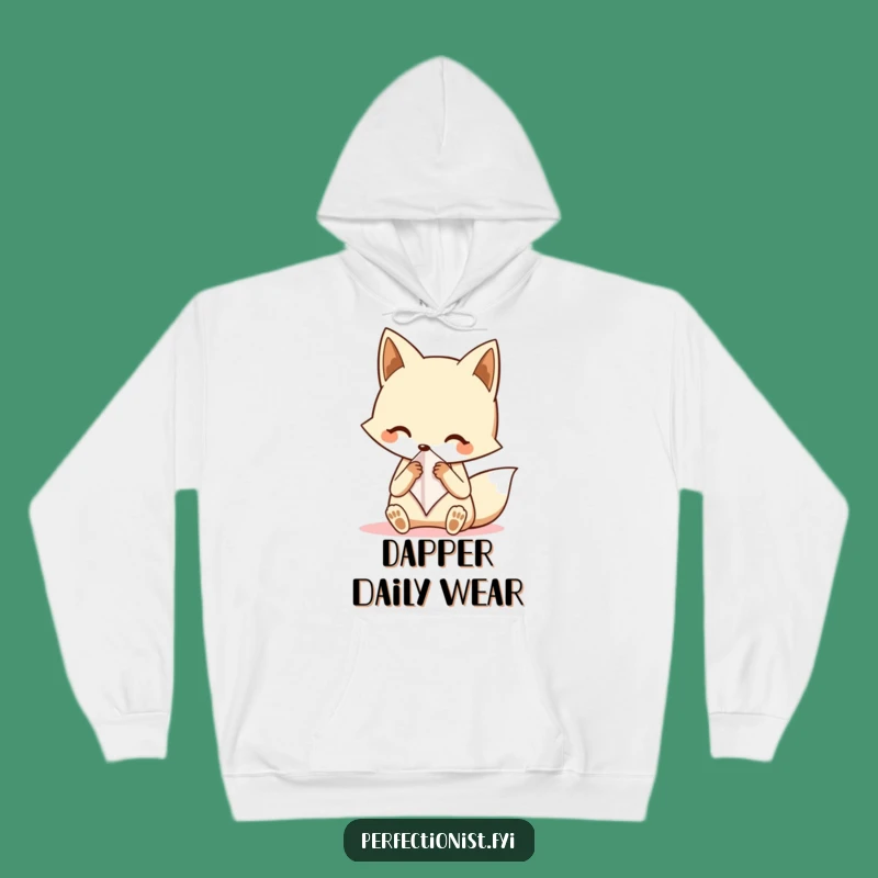 Cozy Funny Fox Hoodie - Wrap Up in Dapper Humor!