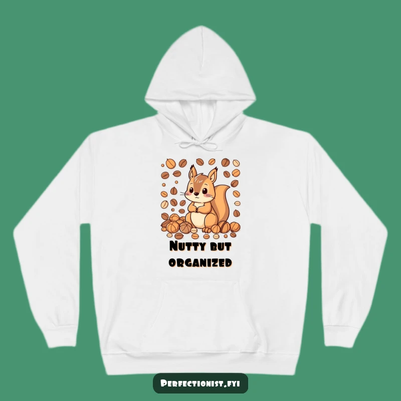 Cozy Funny Squirrel Nut Stasher Hoodie - Warm & Humorous Gift