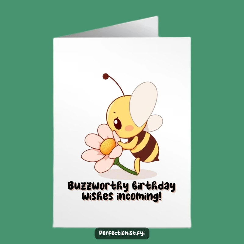 Free Printable Bee Birthday Card - Buzzing with Joy and Humor