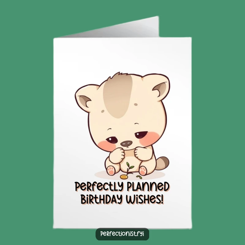 Free Printable Birthday Card: Detail Animal - Funny Downloadable Gift