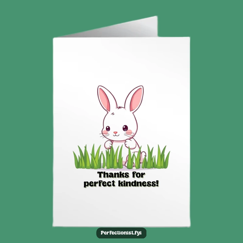 Free Printable Thank You Card: Bunny's Neat Thanks Funny Downloadable Gift