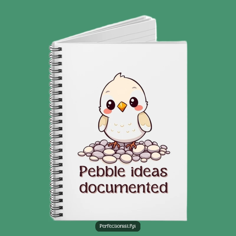 Funny Bird Pebble Planner Notebook - Organize Your Life Hilariously