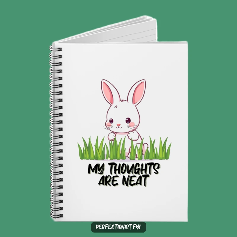 Funny Bunny Grass Notebook: Plan Precisely with this Funny Gift