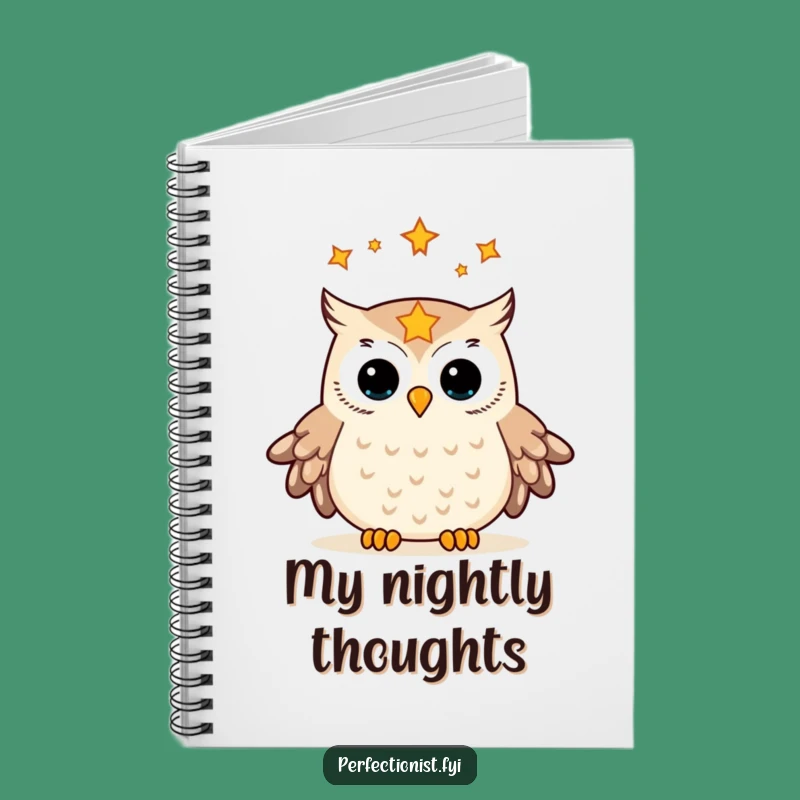 Funny Owl Star Aligning Notebook: Plan with Cosmic Precision - A Wise Funny Gift