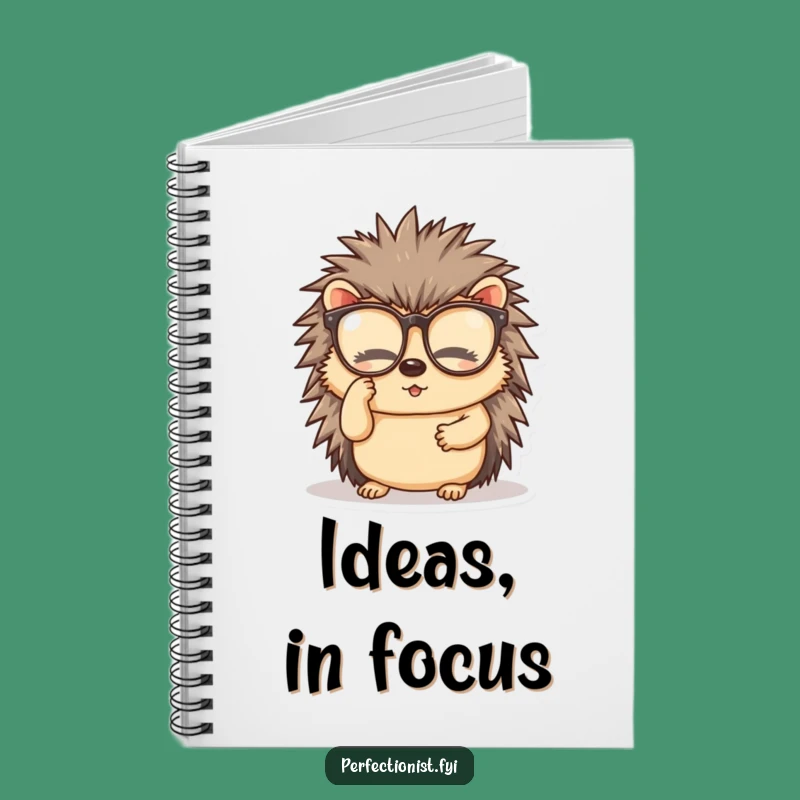 Funny Hedgehog Journal: A Hilarious Notebook for Clear Thoughts
