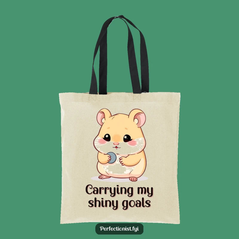 Funny Hamster Tote Bag - Carry Your Essentials with Polished Charm!